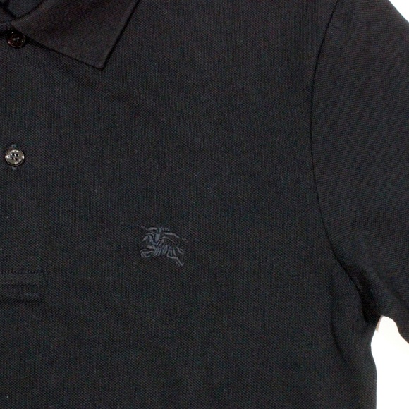 Burberry Regular Fit Polo Shirt Black Nova Check - Picture 5 of 6